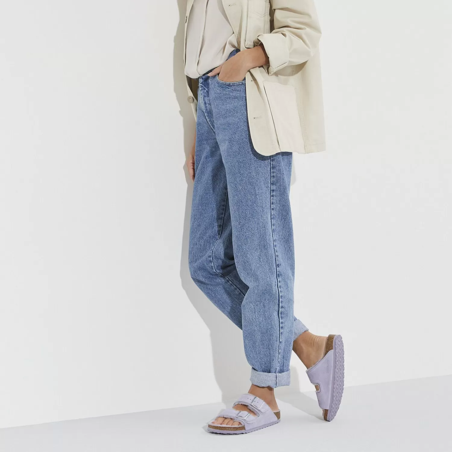 Birkenstock Arizona Shearling<Women Two-Strap Sandals