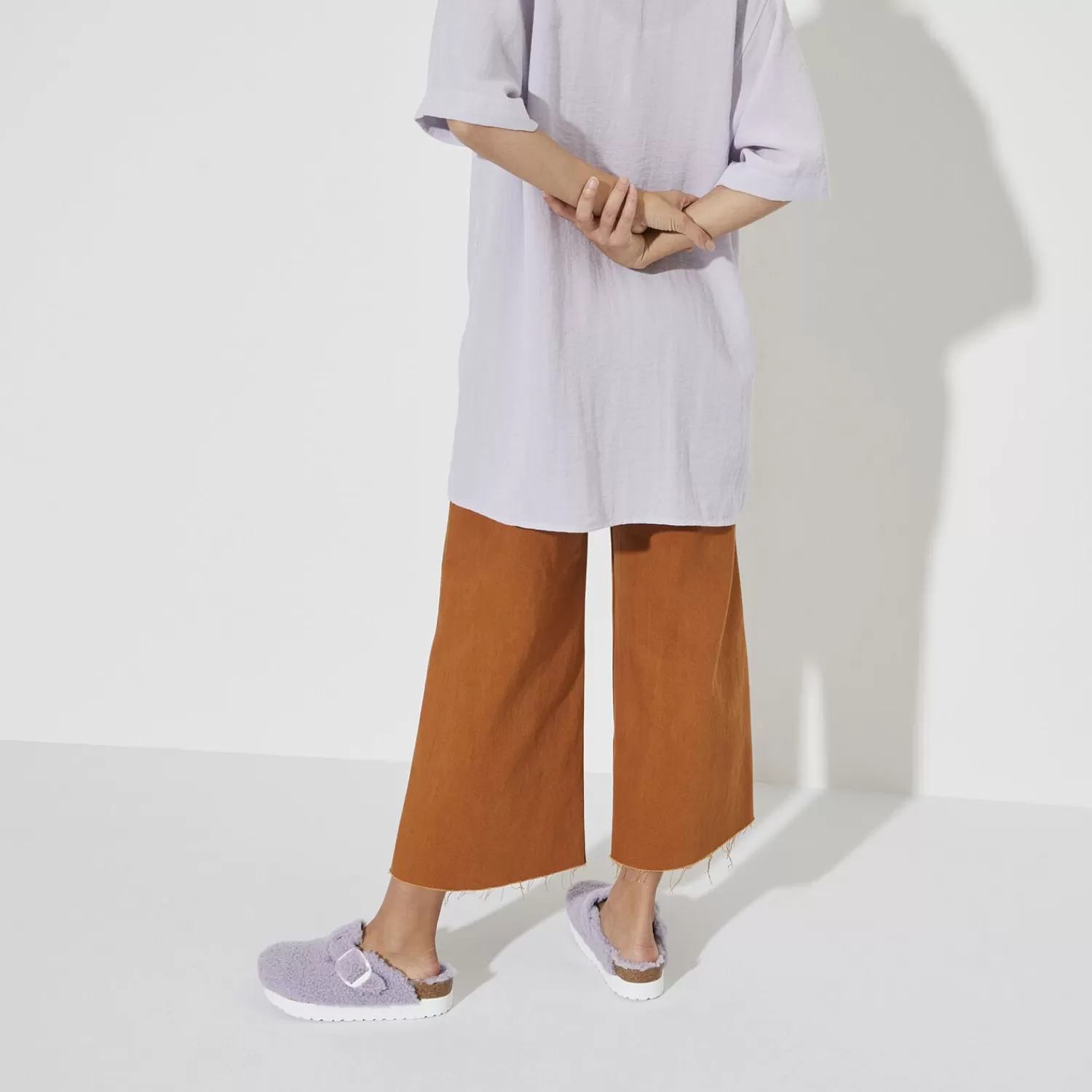 Birkenstock Boston Big Buckle Platform<Women Platform